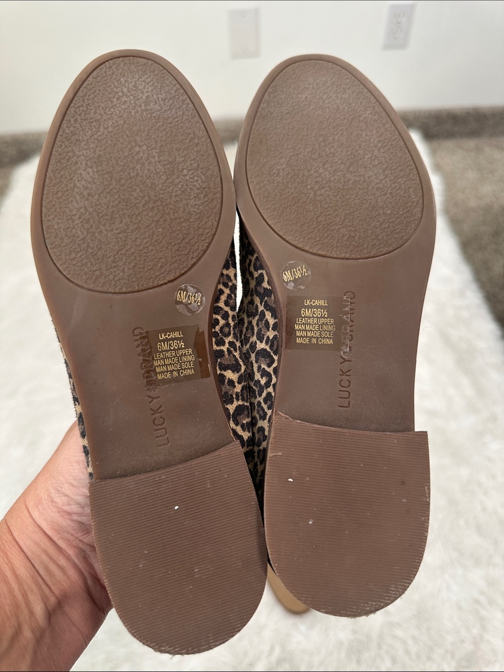 ๐ Bundle of 2 Lucky Brand Leather Loafers - Picture 2 of 3